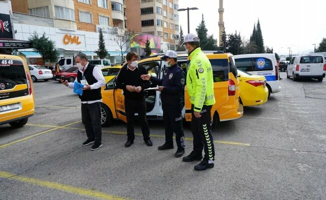 Kahramanmaraş'ta Ticari Taksilere Denetim