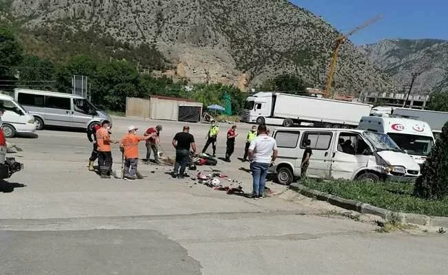 Amasya'da Trafik Kazası