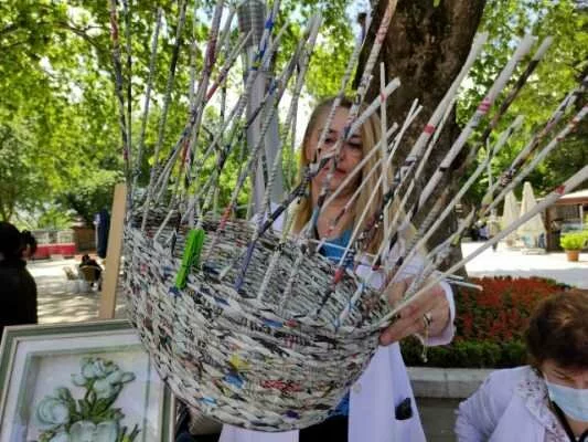 Bursa'da Çöpler Sanat Eserine Dönüşüyor