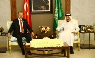 Cumhurbaşkanı Erdoğan Kral Selman ile Görüştü