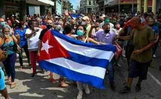 ABD'den Küba'daki Göstericilere Destek